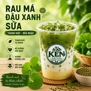 Hình ảnh Rau má đậu xanh sữa