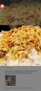 Hình ảnh Xôi ruốc gà hành phi