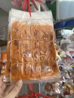 Hình ảnh Bánh tráng dẻo tôm cuộn khô bò