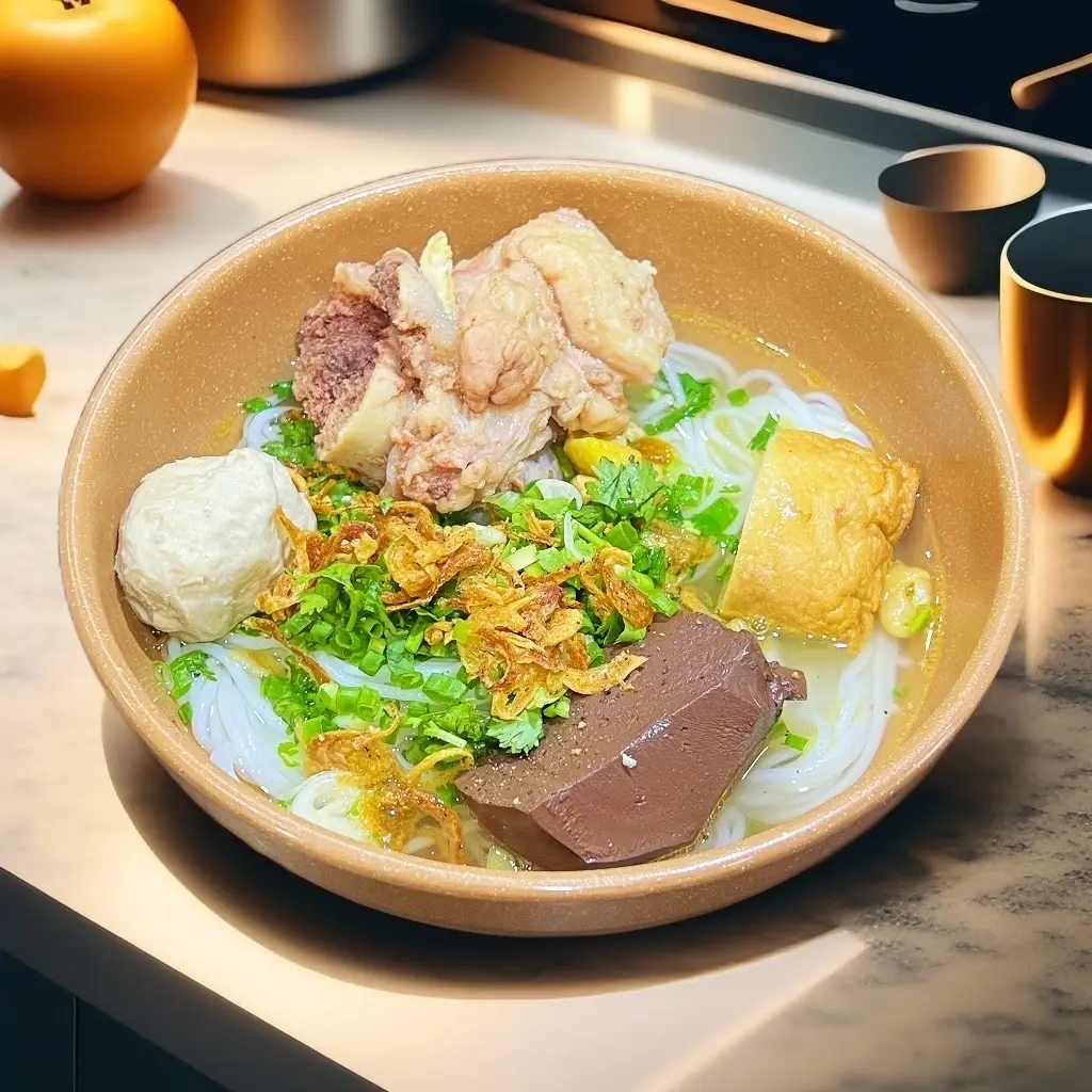 Hình ảnh Bún Mọc Chả Xương