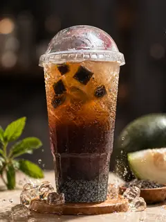 Hình ảnh Ly 1 lit 3 - Sâm bí đao hột é sương sáo