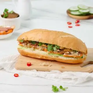 Hình ảnh Bánh mì trứng full topping