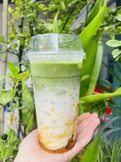 Hình ảnh Matcha latte chanh dây