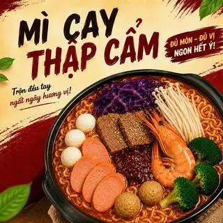 Hình ảnh Mì cay thập cẩm 