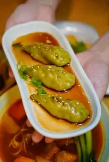 Hình ảnh Gyoza bách diệp sốt dầu hào chay - 3 viên
