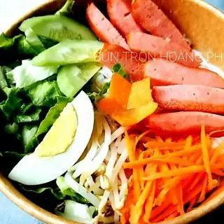Hình ảnh Bún trộn xúc xích
