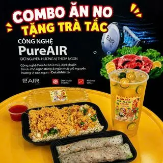 Hình ảnh Combo ăn no kèm trà tắc