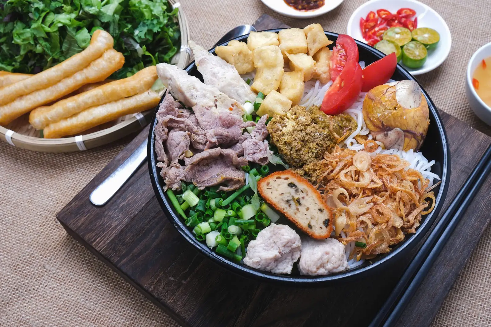 Hình ảnh CB TIẾT KIỆM 5K: Bún riêu cua Fulltopping + 1 chai pepsi
