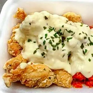 Hình ảnh Gà viên sốt kem sữa chua
