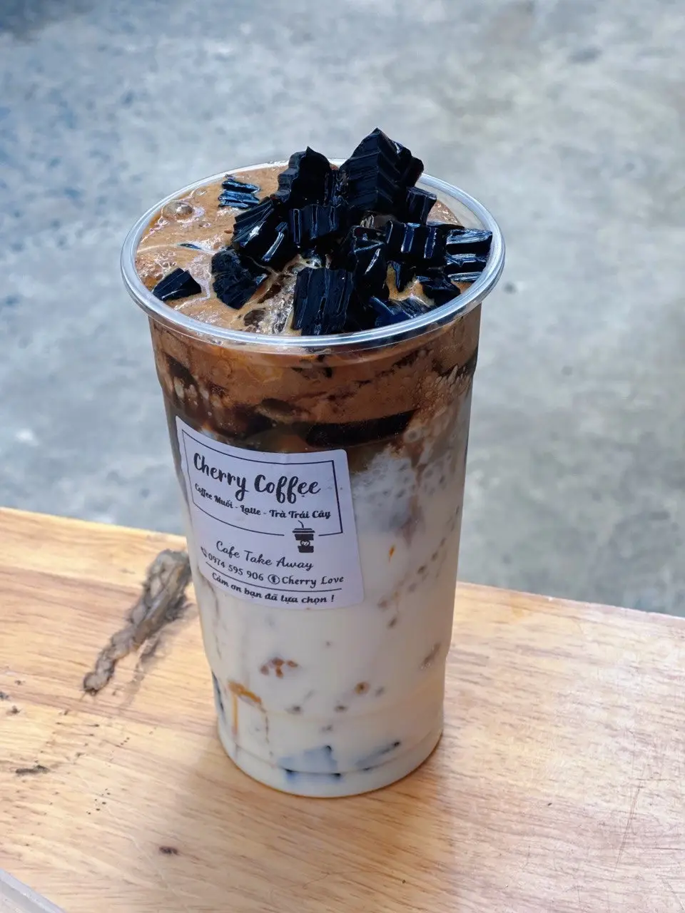 Hình ảnh Cafe sữa tươi sương sáo