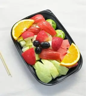 Hình ảnh Trái cây thập cẩm cắt sẵn- 600gr ( Ready to eat mix fruits ) 
