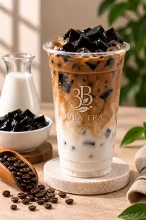 Hình ảnh Sữa tươi cafe sương sáo