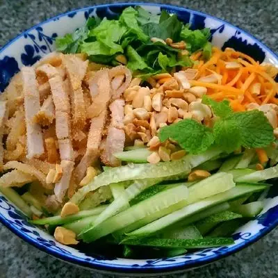Hình ảnh bánh tằm bì nem nướng 