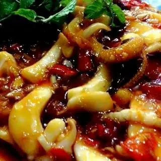 Hình ảnh Mực Xào Sa Tế (250g)