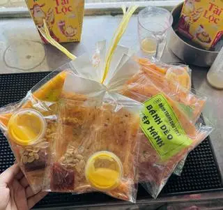 Hình ảnh Bánh tráng dẻo tép hành 