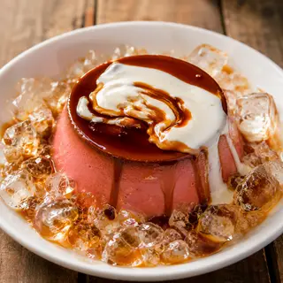 Hình ảnh Bánh flan dâu