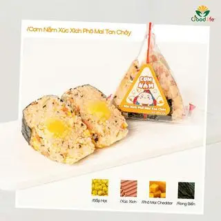 Hình ảnh Cơm Nắm Xúc xích phô mai tan chảy