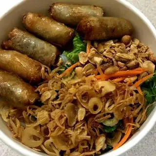 Hình ảnh Bún trộn nem thịt heo