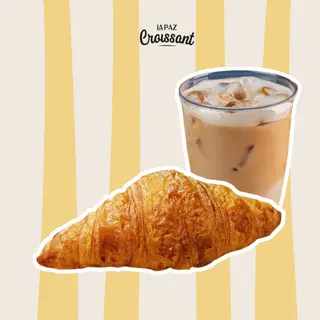 Hình ảnh Combo Croissant truyền thống 60g & Cafe truyền thống