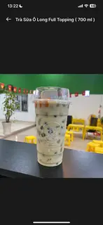 Hình ảnh Trà sữa ô long full topping - 700ml