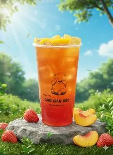 Hình ảnh Trà dâu đào