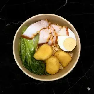 Hình ảnh Mì trộn gà phile + xá xíu