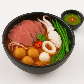 Hình ảnh Bún Thái mực bò