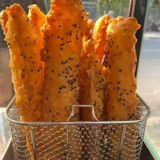 Hình ảnh combo 1chuối chiên+1khoai lang lắc phomai 