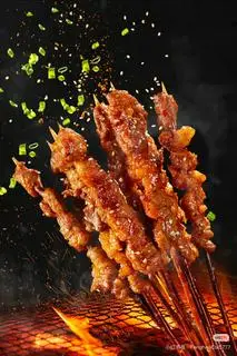 Hình ảnh Xiên heo nạc dăm