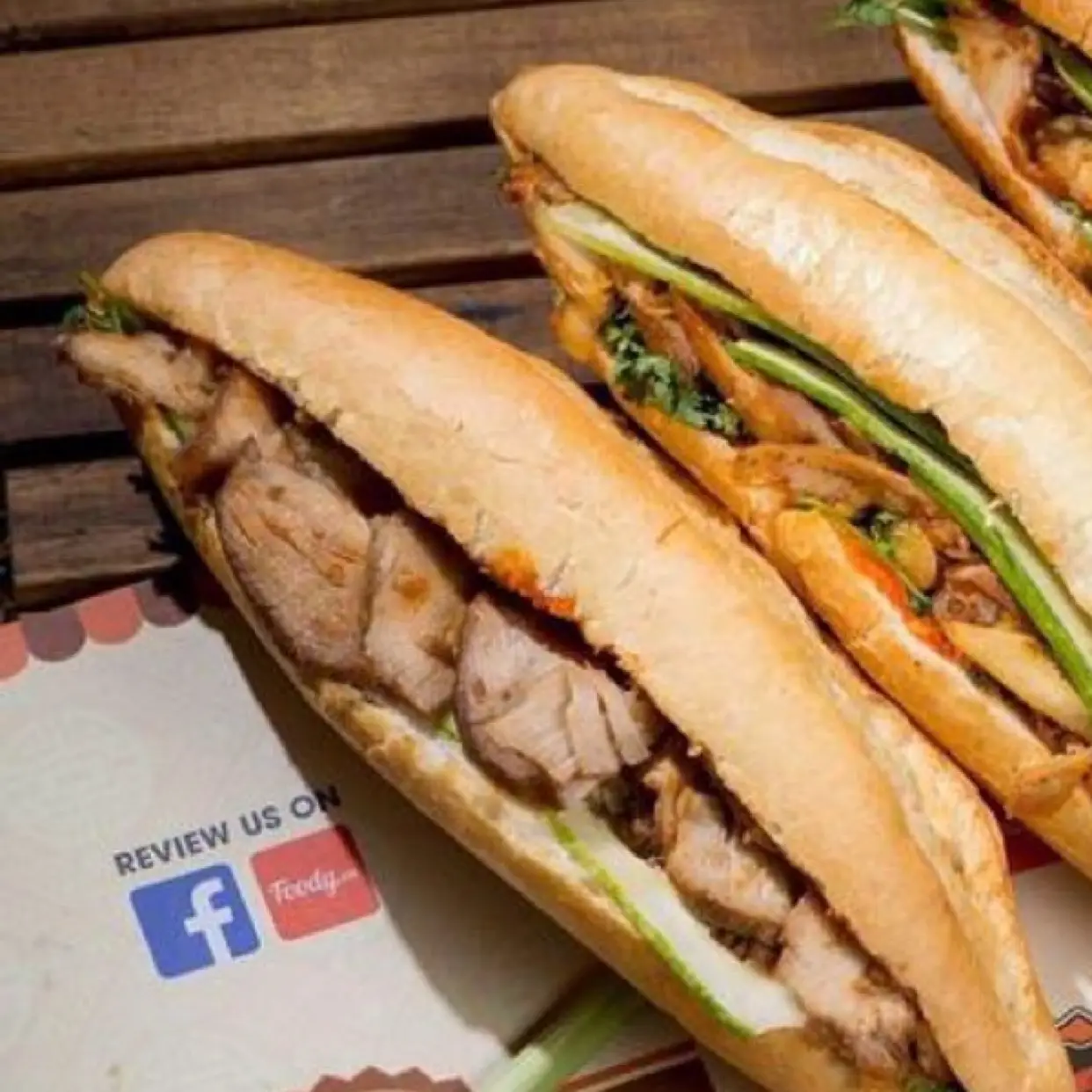 Hình ảnh bánh mỳ doner kebab ( dài )