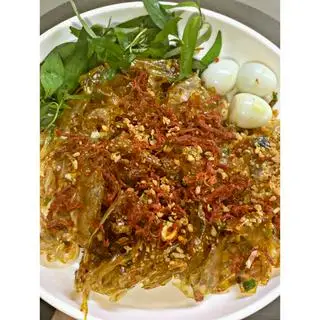 Hình ảnh Bánh tráng phơi sương sốt bò
