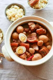 Hình ảnh Cơm thịt kho trứng