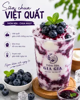 Hình ảnh Sữa Chua vị Việt Quất 