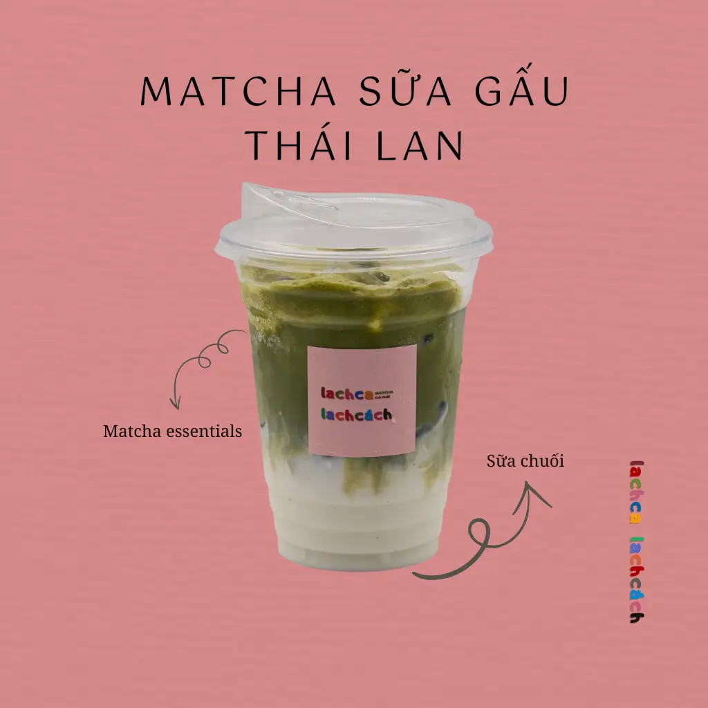 Hình ảnh Matcha Sữa Gấu Thái