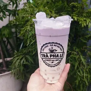 Hình ảnh Khoai môn latte ( LY 700ML) TRÂN CHÂU TRẮNG
