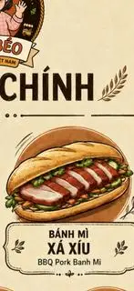 Hình ảnh bánh mì xá xíu ( best seller )