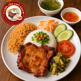 Hình ảnh Cơm tấm sườn bì