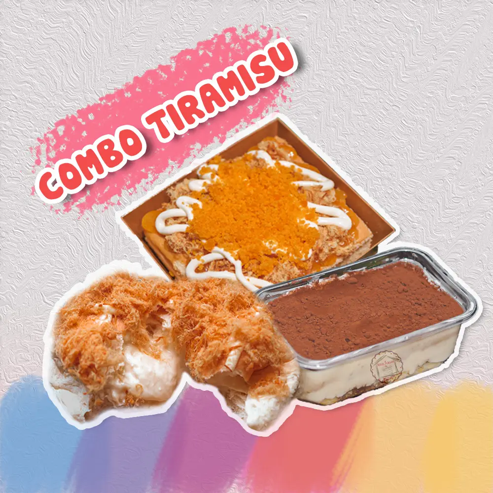 Hình ảnh COMBO 3 bánh có TIRAMISU
