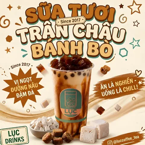 Hình ảnh [FL 19k] Sữa Tươi Trân Châu Bánh Bò