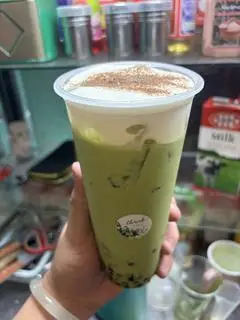 Hình ảnh trà sữa thái xanh