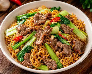 Hình ảnh Nui xào bò 