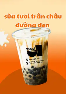 Hình ảnh Sữa tươi trân châu đường đen - 700ml