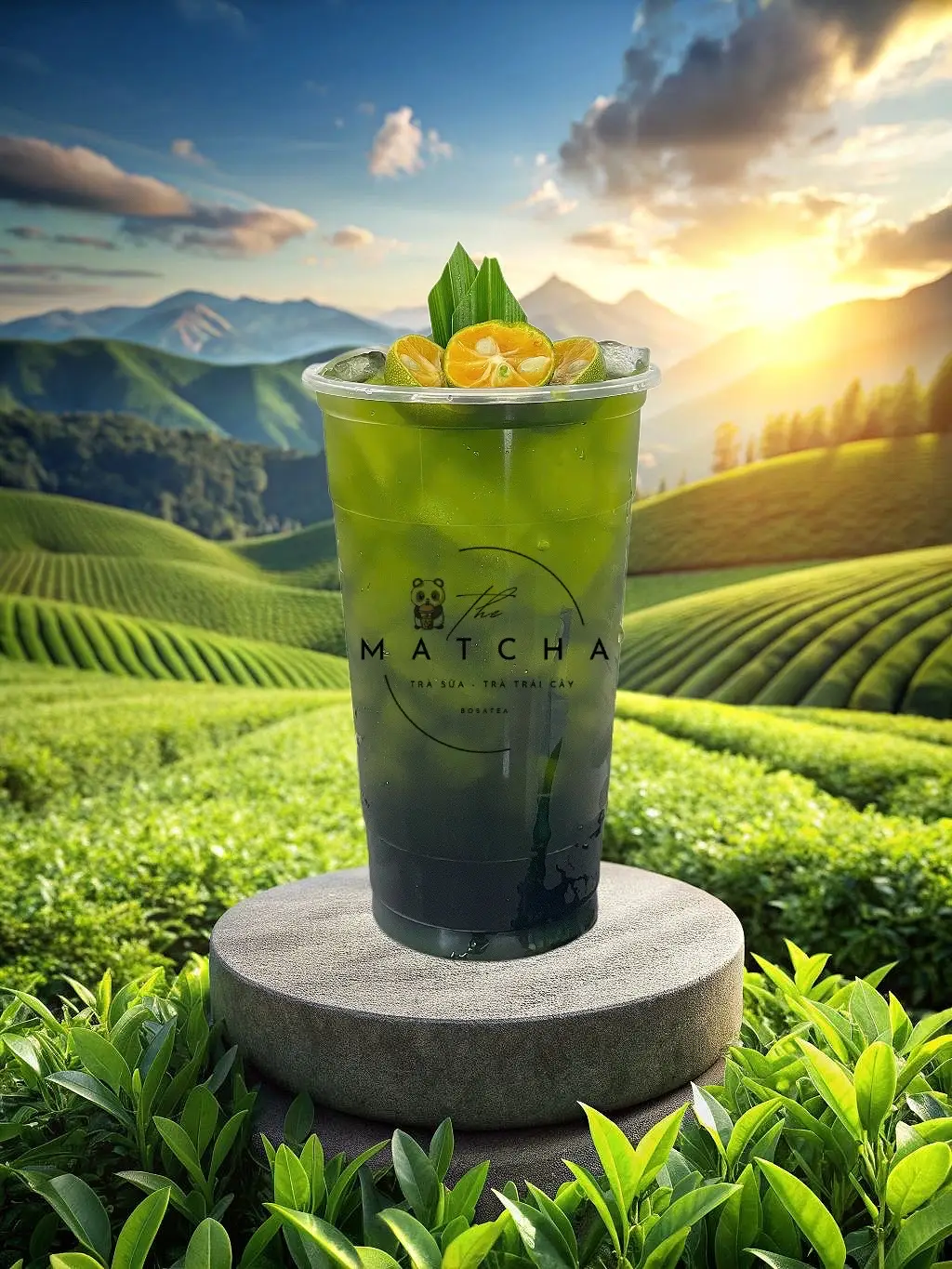 Hình ảnh Hồng Trà Tắc Thái Xanh