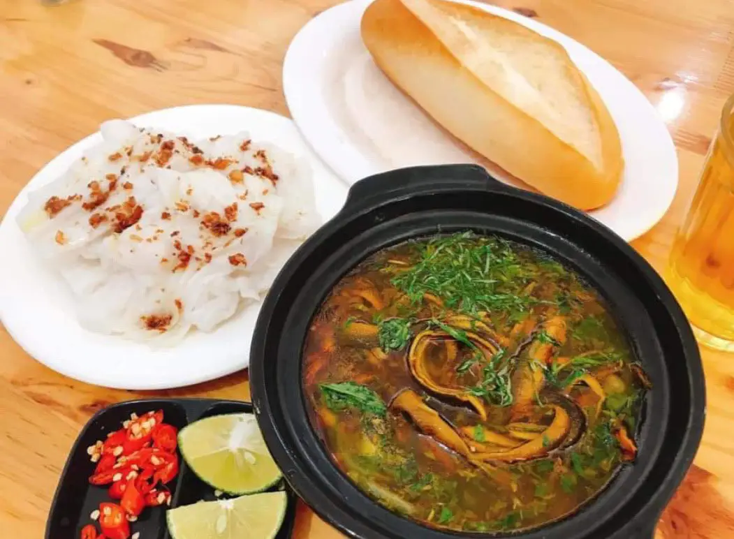 Hình ảnh súp lươn bánh mướt