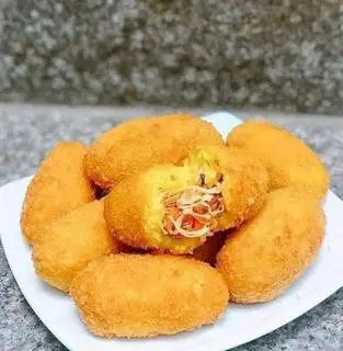 Hình ảnh Xôi gà nấm chiên