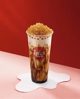 Hình ảnh Sữa tươi trân châu hoàng kim đường đen