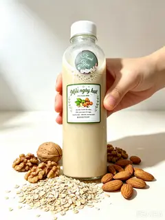 Hình ảnh Óc chó- Yến mạch - Hạnh nhân 330ml