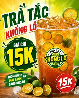 Hình ảnh Trà tắc khổng lồ