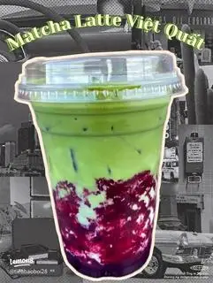 Hình ảnh Matcha latte Việt Quất (L)