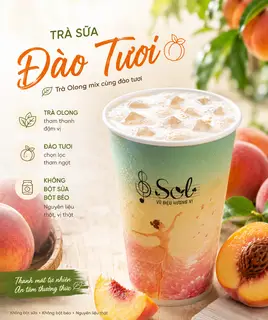 Hình ảnh Trà sữa Đào tươi